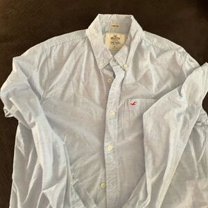 Hollister epic flex button up long sleeve